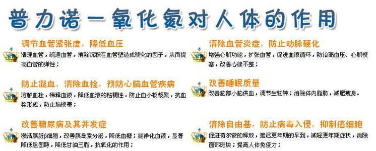 普力诺(pro_no)一氧化氮胶囊60粒/瓶*2瓶【国产版】