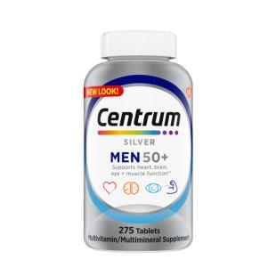 美国善存（CENTRUM）银片50+男士中老年复合维生素275粒