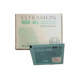 德国诺华（Estramon）conti 40 复合贴荷尔蒙贴生命能量贴更年期卵巢保养贴24片/盒