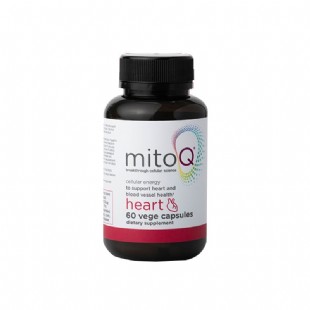 美透（MitoQ）舒心胶囊60粒辅酶Q10延缓衰老保护心脏左旋肉碱维D