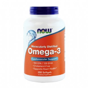 诺奥(Now_Foods)深海鱼油omega-3胶囊【美国原装进口版】200粒