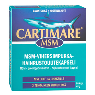 汉诺金(Hankintatukku)卡迪摩冰海鲨鱼软骨胶囊【芬兰原装进口版】80粒