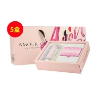 爱沐（AMOUR）多效生态私护摩丝女性私处护理抑菌止痒粉嫩50ml/瓶*5盒