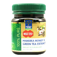 蜜纽康(Manuka_Health)MGO250+麦卢卡纯天然绿茶【新西兰原装进口】250g   