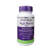 美国Natrol(Natrol)Acai Berry巴西莓绿茶抗氧化减肥胶囊【美国版】60粒