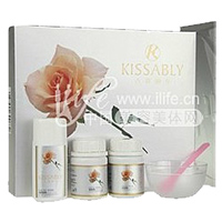 吉赛丽尔(Kissably)玫瑰鞘油美白补水凝露套装6件 又名：玫瑰鞘油净白盈润凝露套装