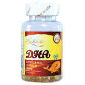 金健阿拉斯佳(GOLDEN)高浓度儿童鱼油DHA软胶囊 570mg*100粒/瓶