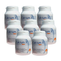 日本Calcium_x(Calcium_x)高浓缩增长钙片8瓶装
