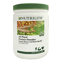 安利纽崔莱(NUTRILITE)纯植物蛋白质粉【美国版】450g 新包装