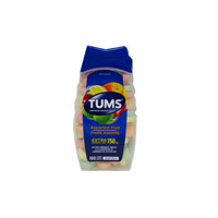 加拿大Tums(Tums)防胃酸钙咀嚼片-混合水果味100粒