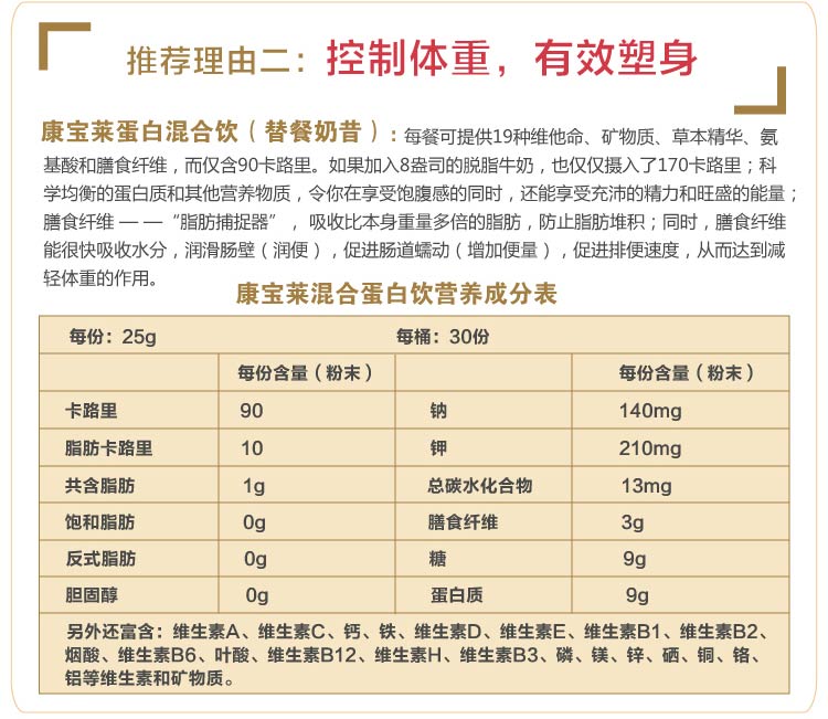 康宝莱(herbalife)蛋白混合饮料 草莓味550g