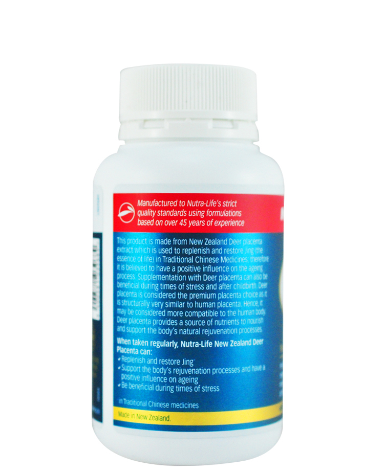 纽乐(nutra_life)鹿胎盘素软胶囊60粒