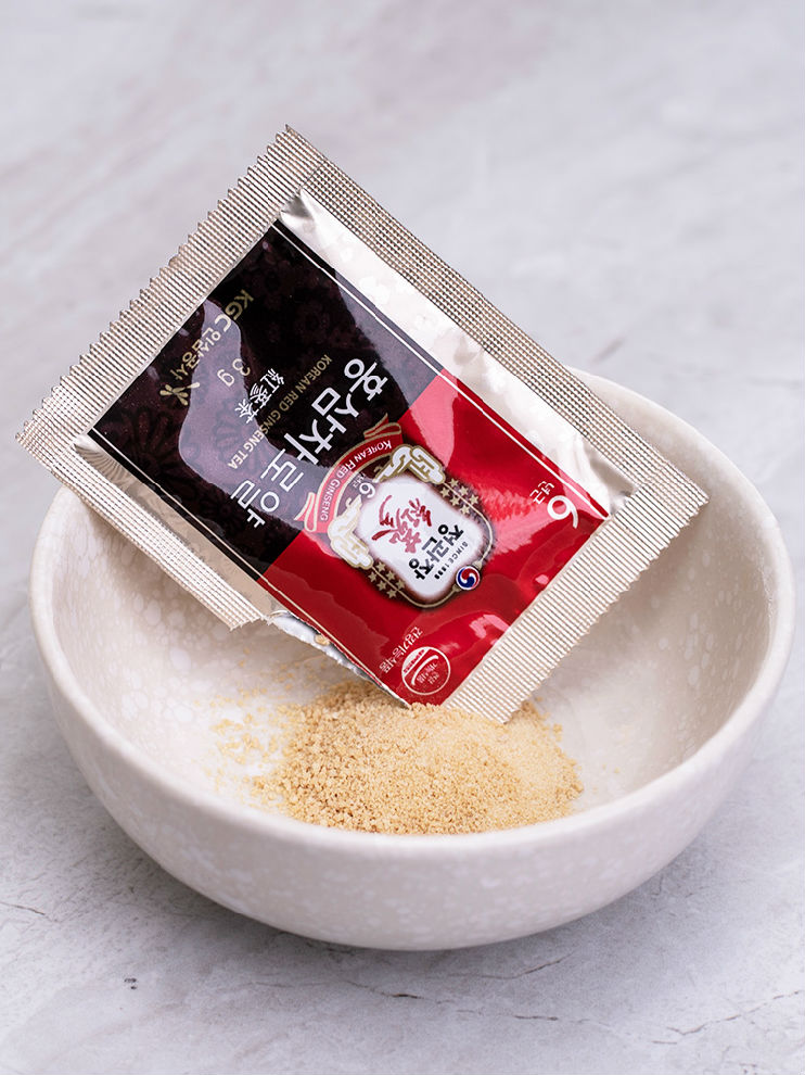 正官庄(kgc)韩国6年根高丽参红参茶滋补参茶人参茶3g*100包