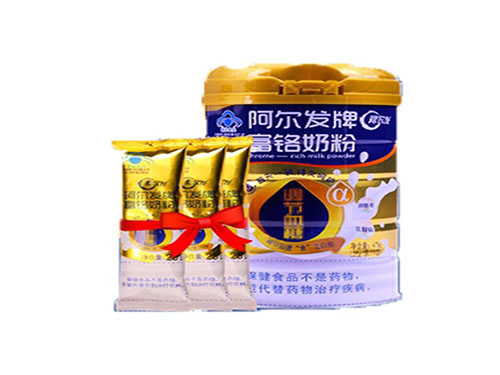 天津阿尔发牌富铬奶粉是真的吗 天津阿尔发牌富铬奶粉多少钱一袋