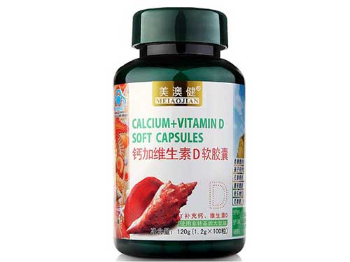 美澳健钙加维生素d软胶囊?€么服???