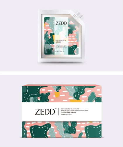 Zedd复活草面膜，迅速给肌肤补水锁水