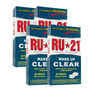 美国RU21(RU21)安体普复合解酒片4盒装