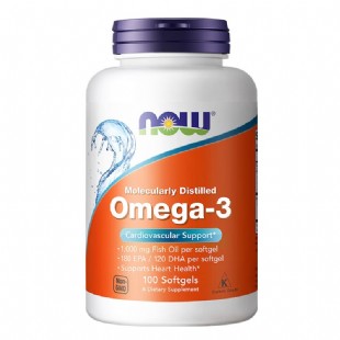 诺奥(Now_Foods)omega-3深海鱼油软胶囊100粒