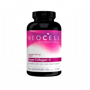 美国Neocell(Neocell)水解骨胶原蛋白+维C(Collagen+C)250粒 