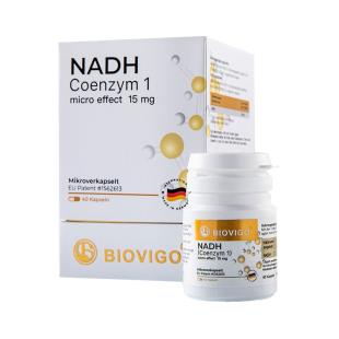 BIOVIGO线粒体素NADH 德国进口nmn24000升级版NAD+ 40粒