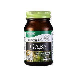 日本明治(MZ)GABA60粒/盒（绿色款）
