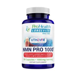 美国ProHealth（prohealth） NMN30000肠溶强化吸收型β-烟酰胺单核苷酸NAD补充剂 60粒/瓶