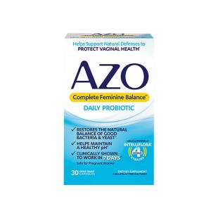 美国AZO（AZO）全面平衡小蓝盒女性益生菌胶囊 30粒/盒