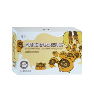 国珍(GuoZhen)松花钙奶冲调粉20gX18袋 燕麦味