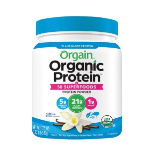 傲感（Orgain）有机植物蛋白复合超级食品粉-香草口味 510克