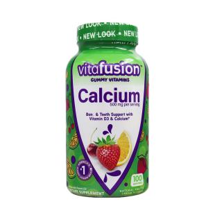 美国Vitafusion成人小熊水果钙软糖 100粒