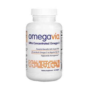 OmegaVia omega欧米伽高浓缩85%鱼油 60粒/瓶