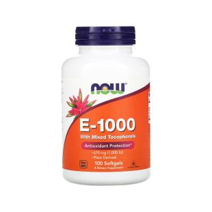 诺奥(Now_Foods)维生素E-1000天然维生素生育酚100胶囊