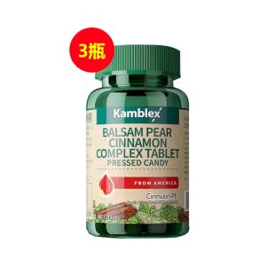 康百力（Kamblex）苦瓜肉桂復(fù)合片 60片/瓶 【3瓶】