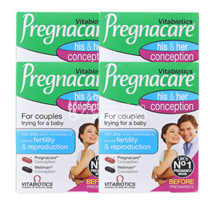 英国Pregnacare(Pregnacare)夫妻孕前幸福保健套装