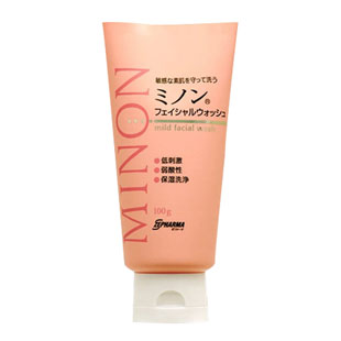 日本Minon(Minon)9种氨基酸保湿洁面膏洗面奶【日本原装进口版】100g