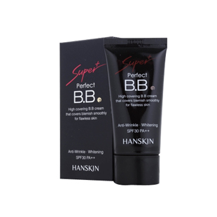 韩斯清(HANSKIN)经典超级黑管BB霜30ml 1号#亮白色 SPF30++