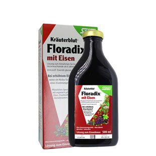 德国Floradix(Floradix)mit Eisen红版铁元有机草本滋补口服液500ml